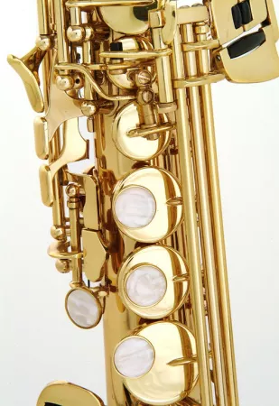 JP043G Саксофон-СОПРАНО Bb Gold John Packer