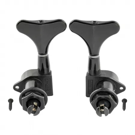 Колки для бас-гитары 2+2, черные, Musiclily, MX1357BK-2MX1358BK-2