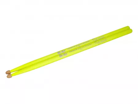 Fluorescent Series 7A YELLOW Барабанные палочки, желтые, орех гикори, HUN, 10101003009