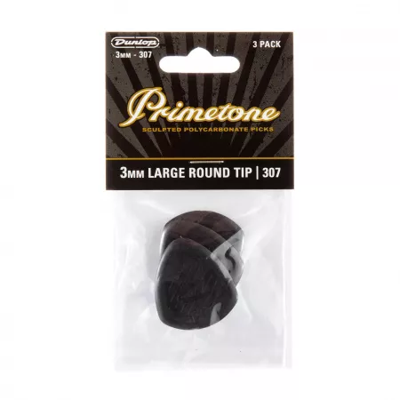Primetone Медиаторы, 3шт, 3мм, большой круглый кончик, Dunlop, 477P307