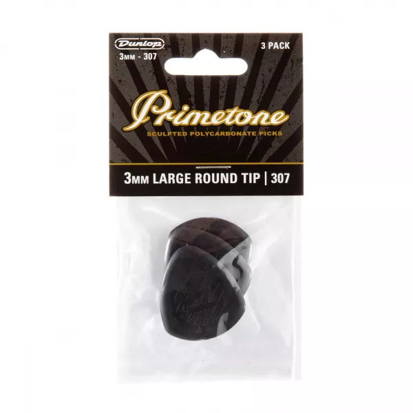 Primetone Медиаторы, 3шт, 3мм, большой круглый кончик, Dunlop, 477P307  рис.2 