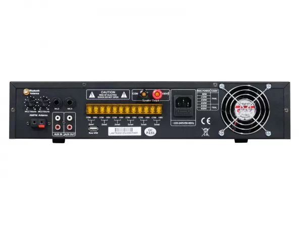 Усилитель мощности трансляционный, 350Вт, 6 зон, LAudio, LAMT6350  рис.2 