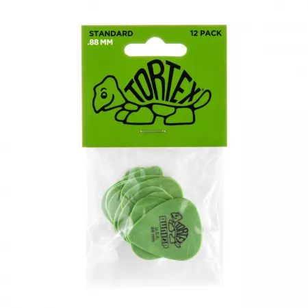 Tortex Standard Медиаторы 12шт, толщина 0,88мм, Dunlop, 418P.88