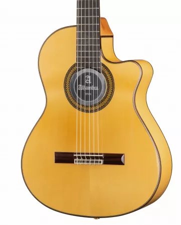 Flamenco Conservatory 7FC Классическая гитара со звукоснимателем E8, с вырезом, Alhambra, 6.770