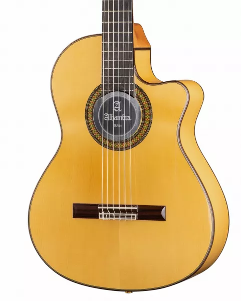Flamenco Conservatory 7FC Классическая гитара со звукоснимателем E8, с вырезом, Alhambra, 6.770  рис.2 