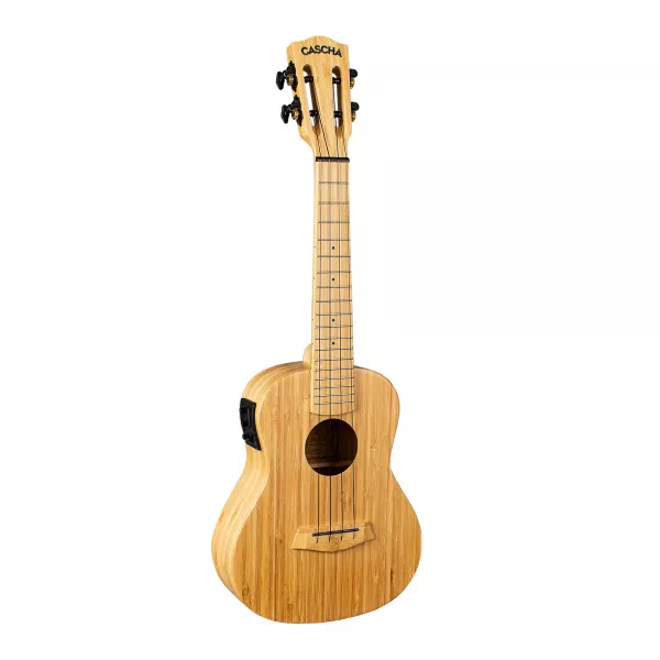 Bamboo Series Укулеле концертный со звукоснимателем, с чехлом, цвет натуральный, Cascha, HH-2313E  рис.2 