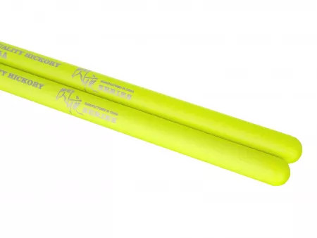 (10101003031) Fluorescent Series 5A Барабанные палочки, желтые, орех гикори, HUN, 10101003001