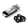 Jimi Hendrix Silver Portrait Медиаторы 12шт, средние, в коробочке, Dunlop, JH-PT06M