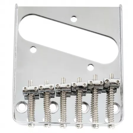Бридж для электрогитары Tele, хром, Musiclily, MX1841CR