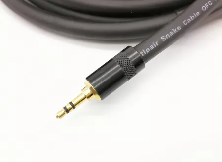 Кабель аудио 3.5-2х6.3мм, 9м, ZZcable, E52-3,5-2J-0900-0