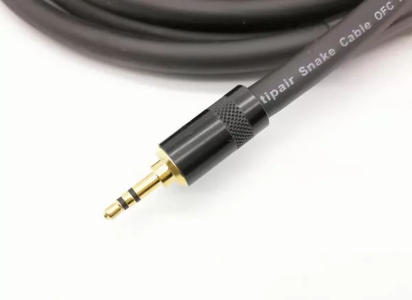 Кабель аудио 3.5-2х6.3мм, 9м, ZZcable, E52-3,5-2J-0900-0  рис.2 