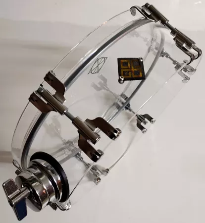 Compact Компактный том барабан из акрила 12"х3", с кронштейном, Мастерская Бехтеревых, TBAp-1203