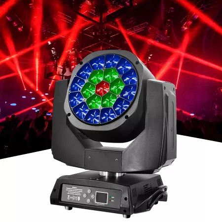 Вращающаяся голова Wash, Big Eye, RGBW, LED 19х15Вт, LFocus, MH-4