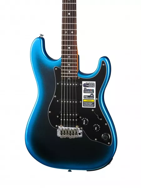 Электрогитара с встроенным процессором, синяя, GTRS, P800-Professional-800-DN  рис.2 