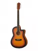 Акустическая гитара, с вырезом, санберст, Naranda, HS-3911-3TS