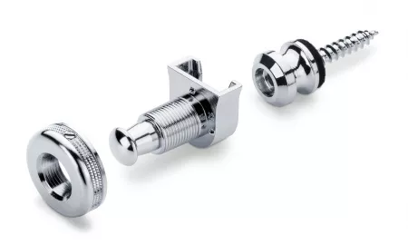 (446) Security Lock Крепление для ремня с блокировкой для гитары SCHALLER, 14010201