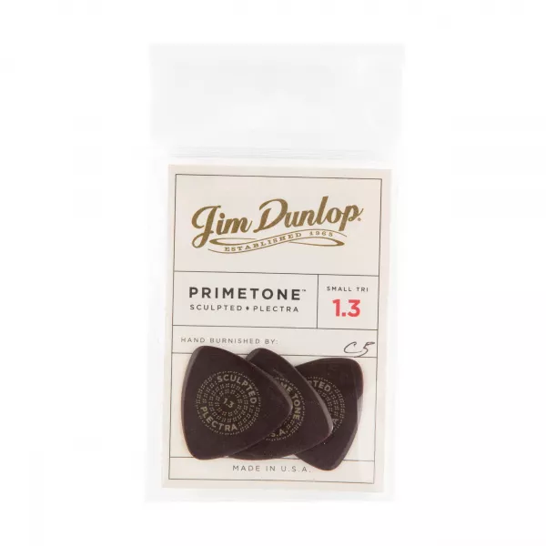 Primetone Медиаторы 3шт, толщина 1,3мм, маленький треугольник, Dunlop, 517P1.3  рис.2 