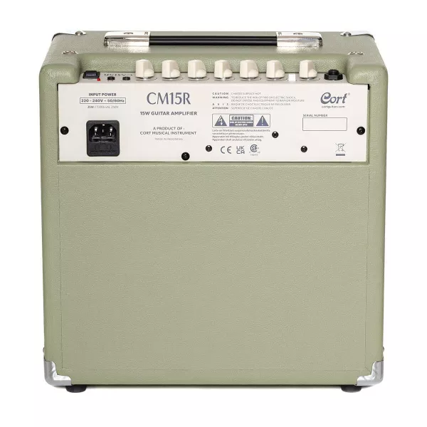 CM Series Гитарный комбоусилитель, зеленый, 15Вт, Cort, CM15R-EU-PG  рис.2 
