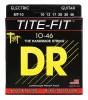 MT-10 Tite-Fit Комплект струн для электрогитары, никелированные, Medium, 10-46, DR