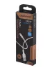 Кабель GP21T USB (m)-Type-C (m) 3.0A 27W силикон белый, GoPower, 00-00028372