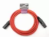 Кабель микрофонный 1м, красный, ZZcable, E1-XLR-M-F-0100-2
