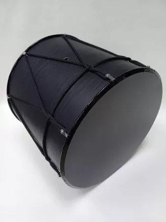 Барабан кавказский 14", черный, черные мембраны, с чехлом, MEZZO, MZ-B14bKB