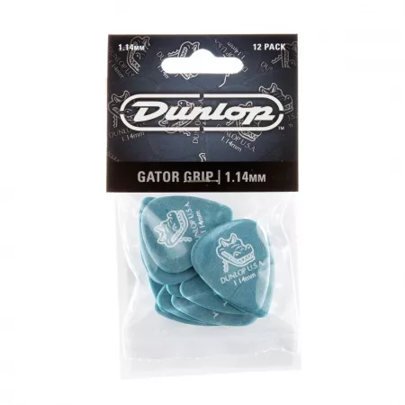 Gator Grip Медиаторы, 12шт, толщина 1,14мм, Dunlop, 417P1.14