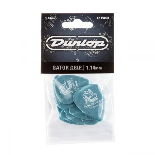 Gator Grip Медиаторы, 12шт, толщина 1,14мм, Dunlop, 417P1.14  рис.2 