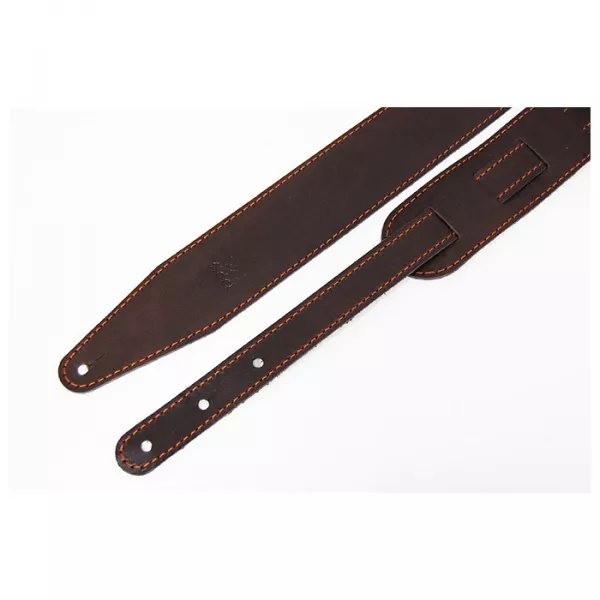 Leather 11 Ремень для гитары, кожаный, махагон, Fidel, FL660141L11  рис.2 