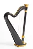 MLH0014 Capris Арфа 21 струнная (A4-G1), цвет - черный глянцевый, Resonance Harps