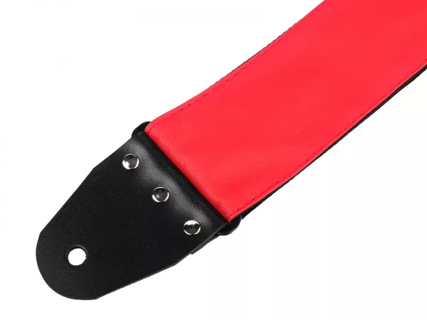 Ремень для гитары, красный, MEZZO, MZ-RGE-7red  рис.2 