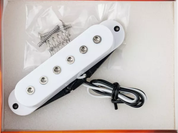 Звукосниматель магнитный, сингл, нековый, белый, Belcat, BS-11Neck-WH  рис.2 