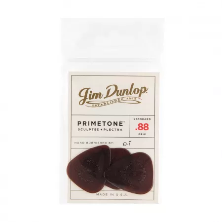 Primetone Медиаторы, 3шт, толщина 0.88мм, с насечкой, стандартные, Dunlop, 510P.88
