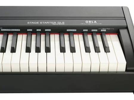 Цифровое пианино, черное, со стойкой (2 коробки) Orla, Stage-Starter-Black-Satin