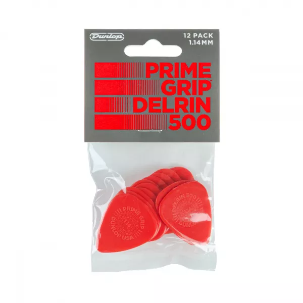 Prime Grip Delrin 500 Медиаторы 12шт, толщина 1,14мм, Dunlop, 450P1.14  рис.2 