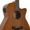 Электро-акустическая гитара, с вырезом, цвет натуральный, Prodipe, JMFSA250CEQ