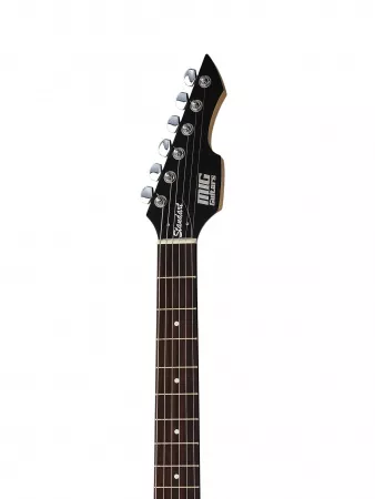 Электрогитара, черная, MIG Guitars, MIG22-BL24
