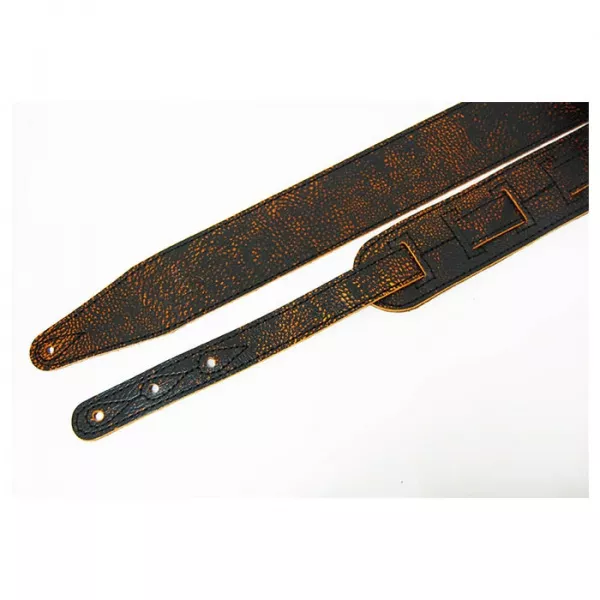 Leather 21 Ремень для гитары, кожаный, сцинк, Fidel, FL60018L21L  рис.2 