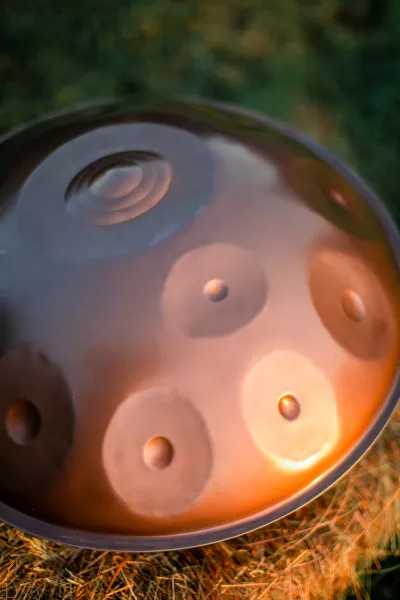 Глюкофон 53см, 11 мембран, Курд ре-минор, Kosmosky, KSY.Handpan-11  рис.2 