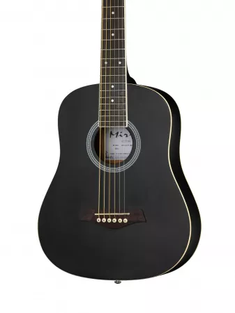 Акустическая гитара 34", черная матовая, Mirra, WM-3411-BK