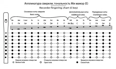 Свирель Ми (E), 7 отверстий, Таежная Музыкальная Артель, TMA-SBE7