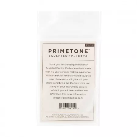 Primetone Медиаторы 3шт, толщина 1,5мм, маленький треугольник, Dunlop, 516P1.5