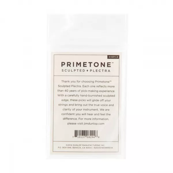 Primetone Медиаторы 3шт, толщина 1,5мм, маленький треугольник, Dunlop, 516P1.5  рис.2 