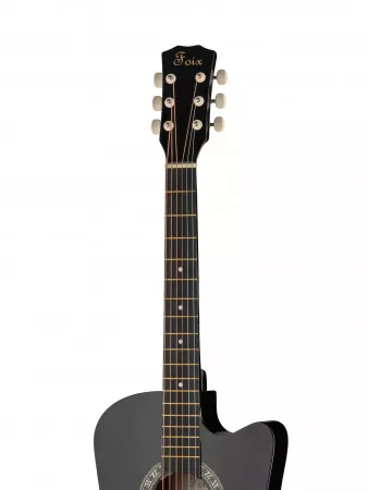 Акустическая гитара, черная, Foix, FFG-2038C-BK