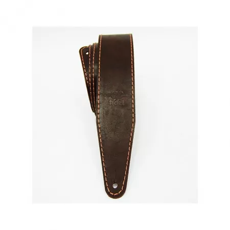 Leather 11 Ремень для гитары, кожаный, махагон, Fidel, FL66016L11