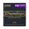 Комплект струн для акустической гитары, бронза 80/20, Medium Light, 11-52, Dunlop, DAB1152