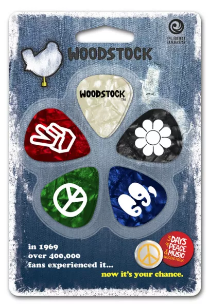 1CAC2-10WS Woodstock Медиаторы, 10шт, тонкие, Planet Waves