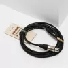 Кабель микрофонный, XLRF-6.35мм стерео, 2м, SHNOOR, MC226-XFJS-2m