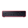Звуковая карта USB, 24бит/192 кГц, 2 входа-2 выхода, Focusrite, Scarlett-2i2-4th-gen