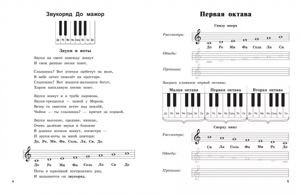 Пилипенко Л. Учимся писать ноты. Прописи для юных музыкантов, издательство "Феникс", 9790660037799  рис.2 